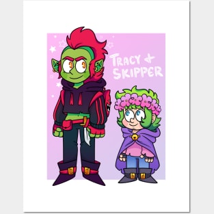 Tracy & Skipper Stand Up Posters and Art